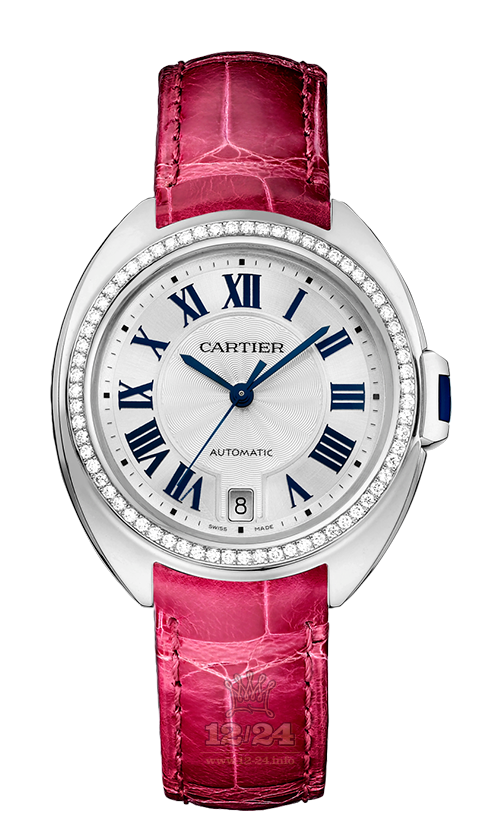 Cartier Cle de Cartier Watch WJCL0014 35 mm White gold Case Silver Dial