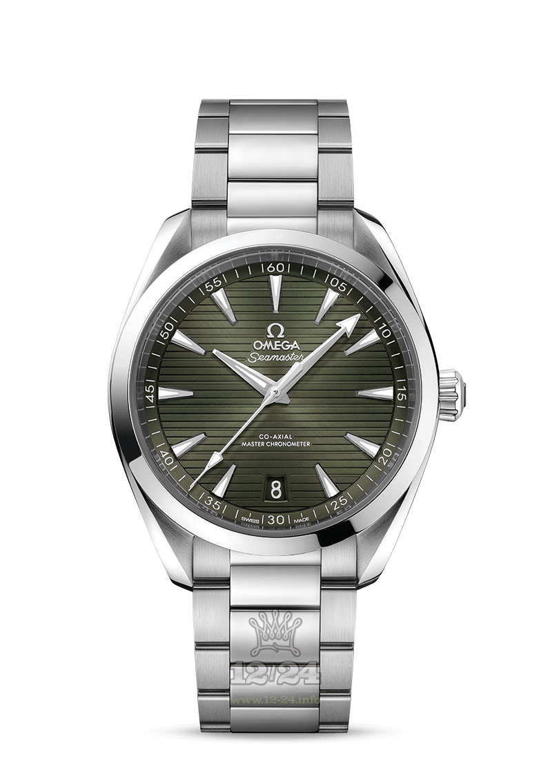 Omega Seamaster Watch 220.10.41.21.10.001 41 mm Stainless steel Case Green Dial