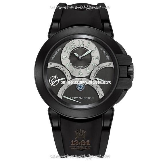 Harry Winston The Ocean Collection Watch OCEACT44ZZ004 44 mm DLC coating Case Black Dial