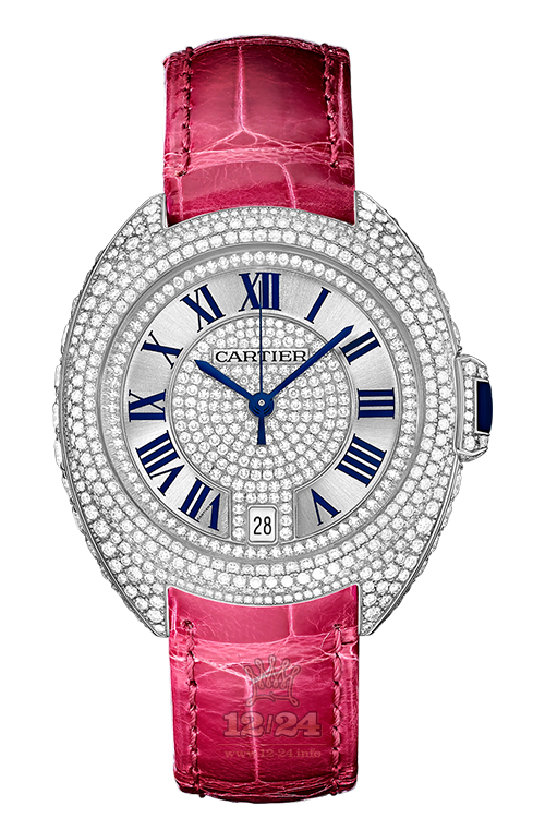 Cartier Cle de Cartier Watch WJCL0018 35 mm White gold Case Silver Dial