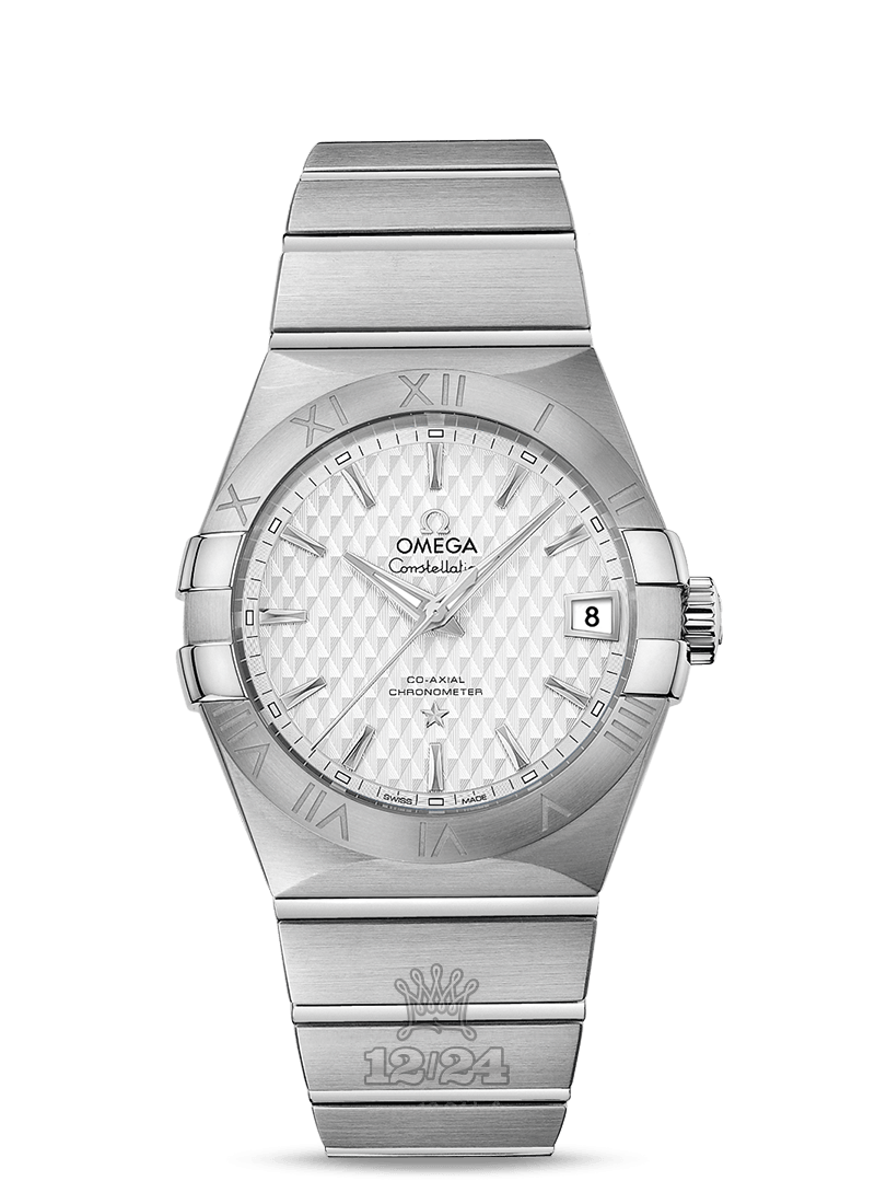 Omega Constellation Watch 123.10.38.21.02.003 38 mm Stainless steel Case Silver Dial