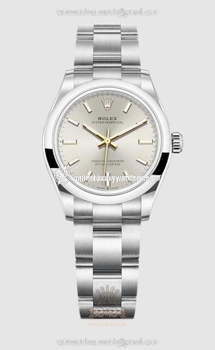 Rolex Oyster Perpetual Watch 277200-0001 31 mm Stainless steel Case Silver Dial