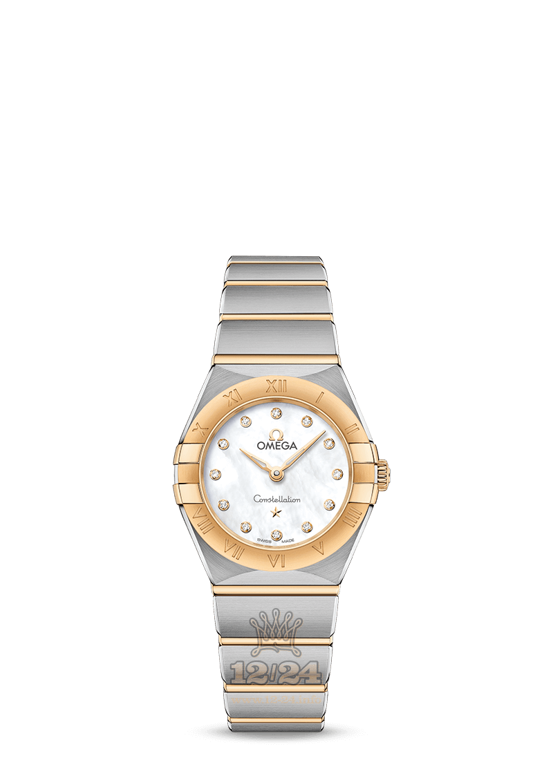 Omega Constellation Watch 131.20.25.60.55.002 25 mm Steel / Yellow gold Case White Dial