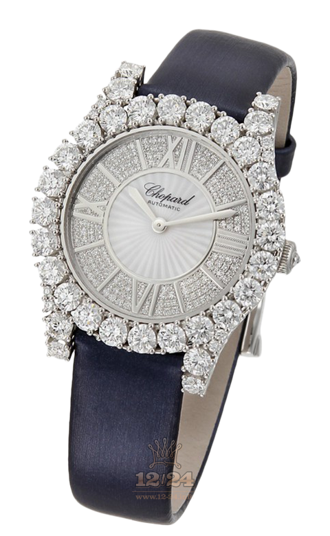 Chopard L Heure du Diamant Watch 139419-1001 White gold Case White Silver Dial