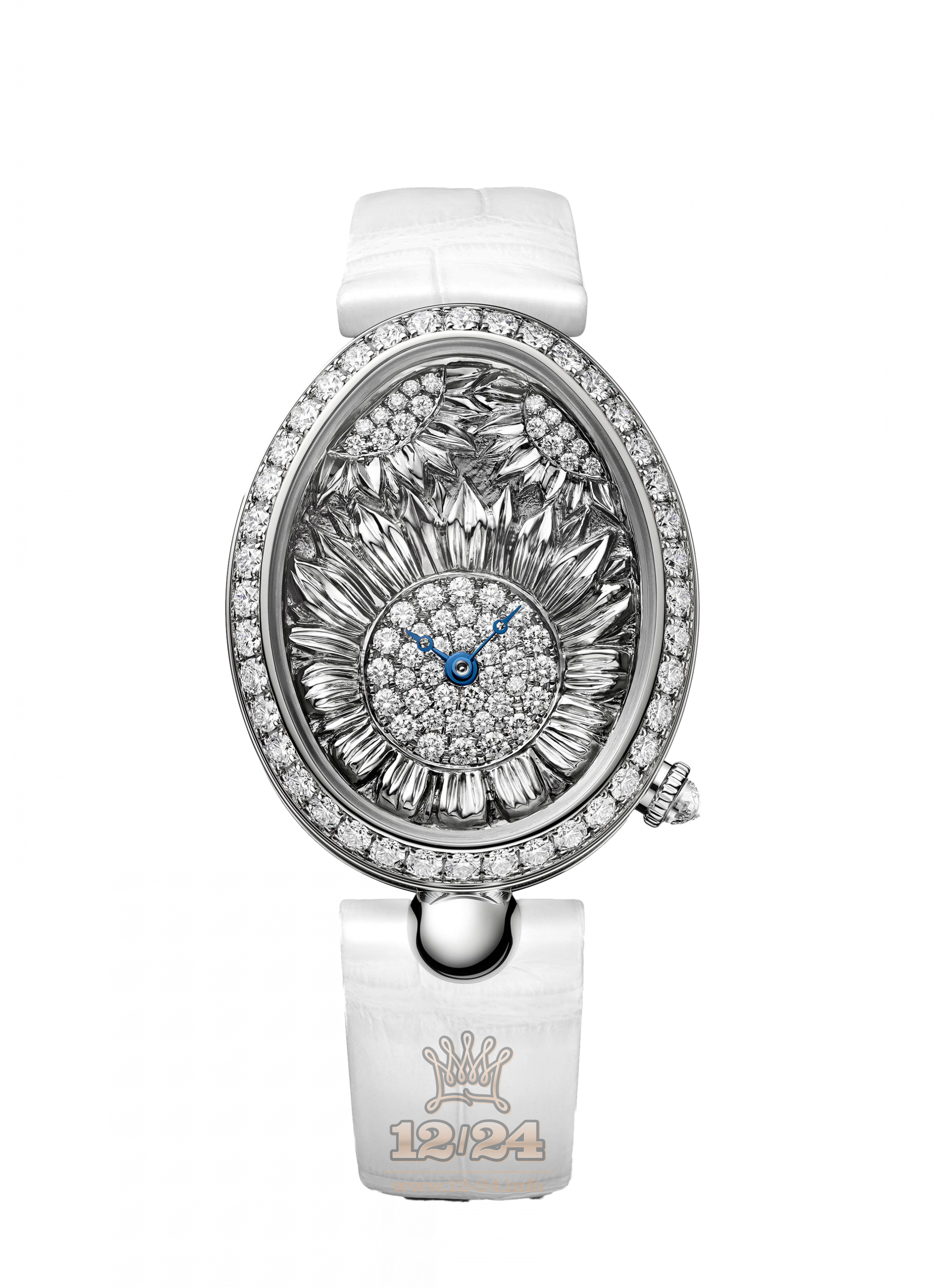 Breguet Reine de Naples Watch 8958BB/65/974/D00D 40 mm White gold Case Gray Silver Dial