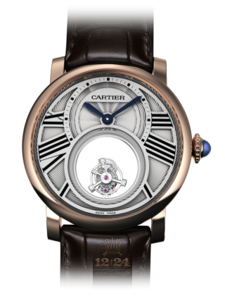 Cartier Rotonde de Cartier Watch W1556230 45 mm Pink gold Case White Dial