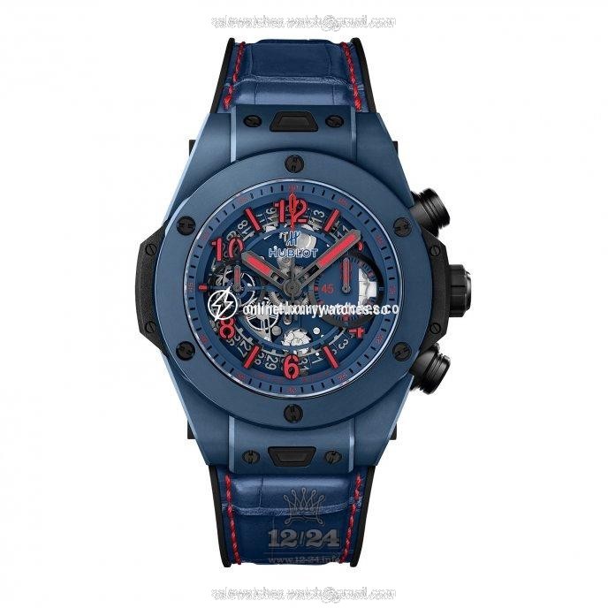 Hublot Big Bang Watch 411.EX.5113.LR.SPO18 45 mm Ceramics Case Dark blue Dial