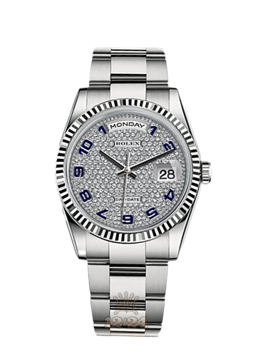 Rolex Day-Date Watch 118239-0311 36 mm White gold Case Silver Dial