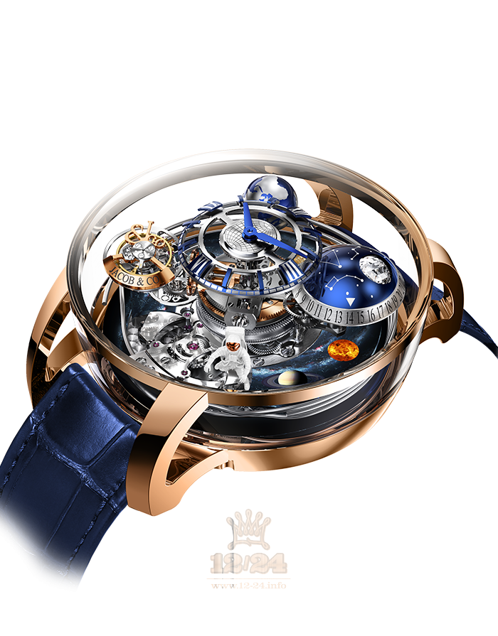 Jacob & Co Grand Complication Masterpieces Watch AM500.40.AC.SD.B 50 mm Pink gold Case