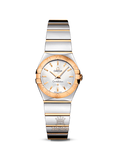 Omega Constellation Watch 123.20.24.60.02.004 24 mm Steel / Yellow gold Case Silver Dial