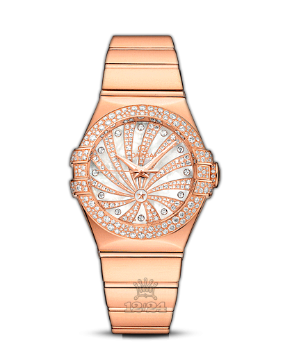 Omega Constellation Watch 123.55.31.20.55.010 31 mm Pink gold Case White Dial