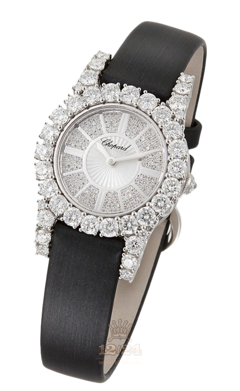 Chopard L Heure du Diamant Watch 139377-1001 White gold Case White Silver Dial