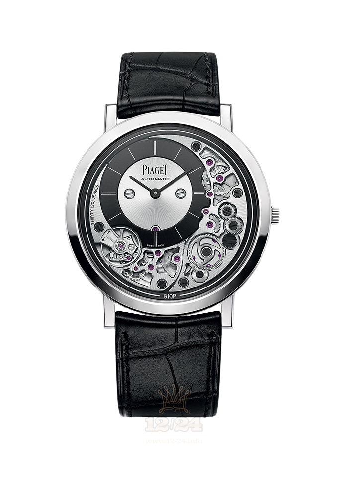 Piaget Altiplano Watch G0A43121 41 mm White gold Case Black Silver Dial