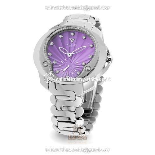 Franc Vila Tribute To Ladies Watch 80Q.SS.SL.VIO 41 mm Stainless steel Case Purple Dial