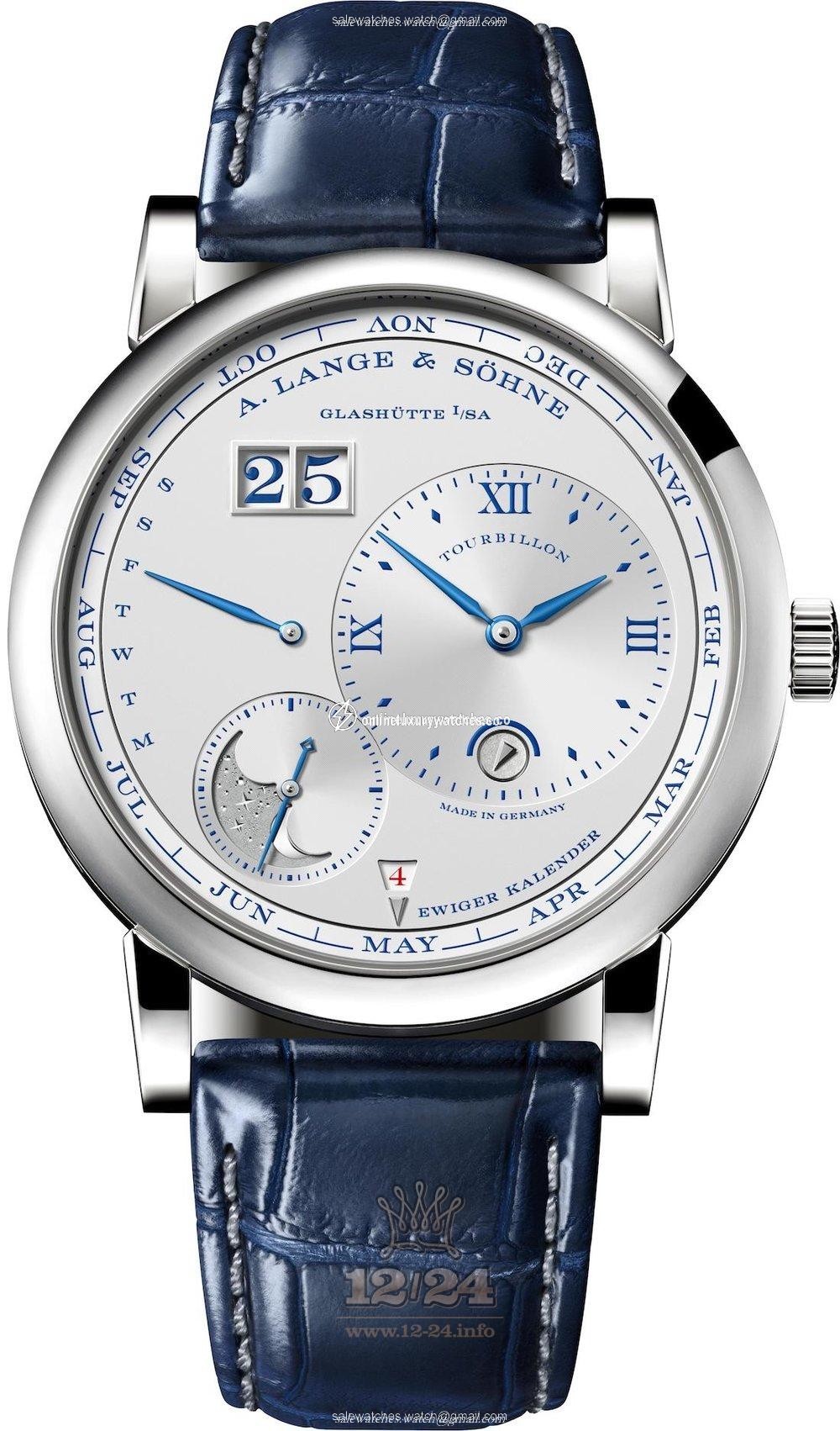 A.Lange & Sohne Lange 1 Watch 720.066 42 mm White gold Case Silver Dial