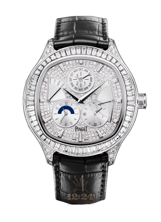 Piaget Exceptional Pieces Watch G0A35020 49 mm White gold Case Black Silver Dial