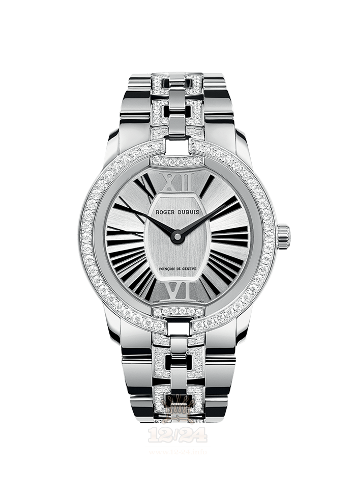 Roger Dubuis Velvet Watch RDDBVE0024 36 mm White gold Case Silver Dial