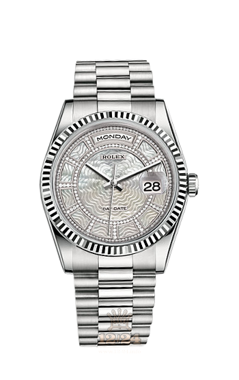 Rolex Day-Date Watch 118239-0278 36 mm White gold Case White Dial