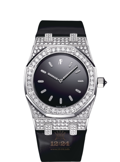 Audemars Piguet Royal Oak Watch 77220BC.ZZ.D004CU.01 33 mm White gold Case Black Dial