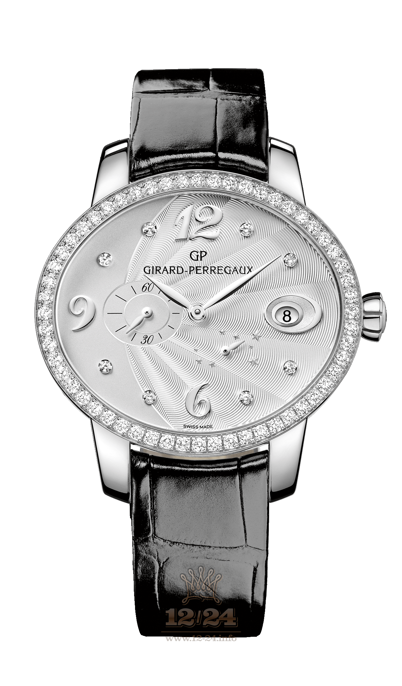 Girard Perregaux Cats Eye Watch 80486D11A161-CK6A 38 mm Stainless steel Case Silver Dial