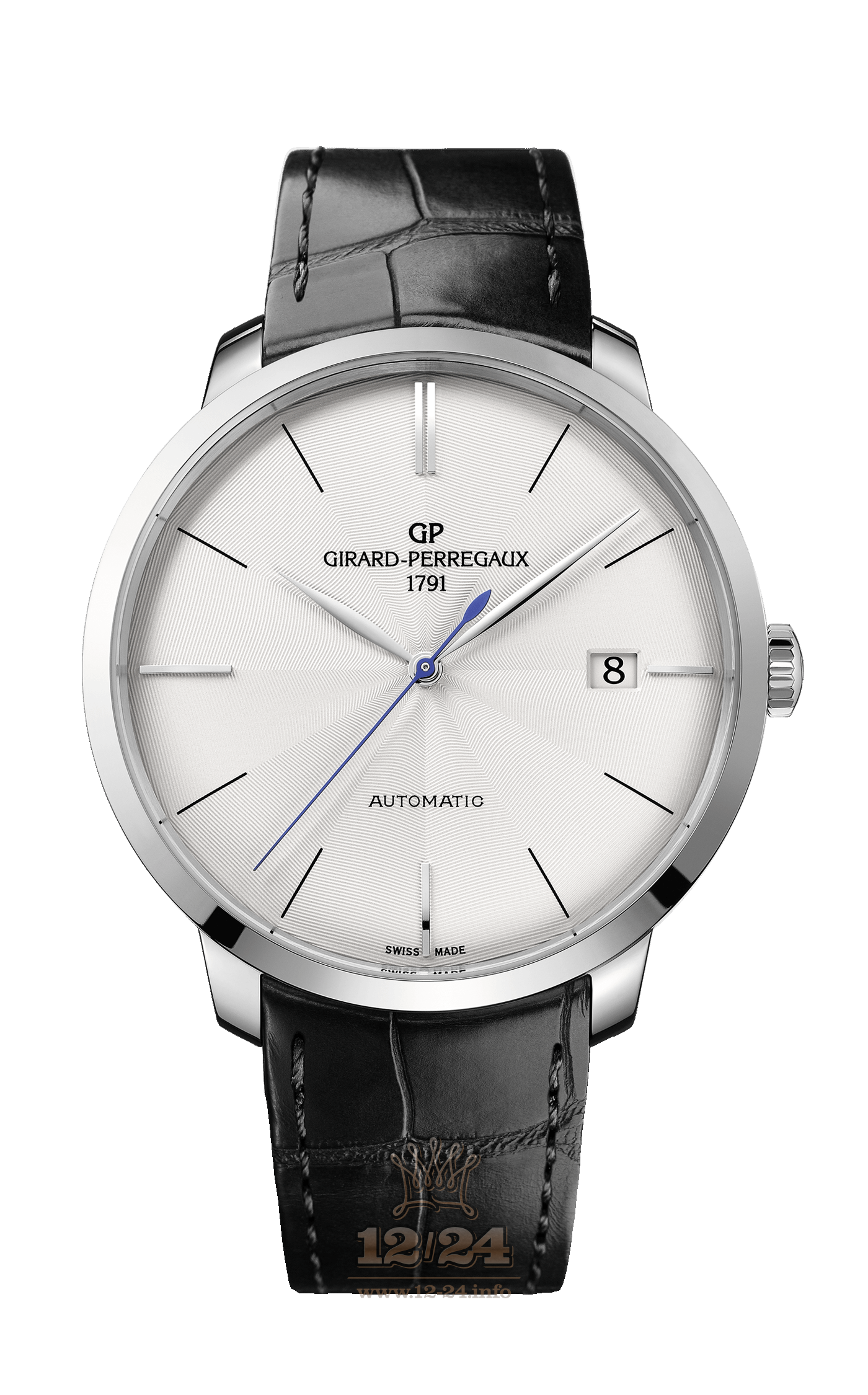 Girard Perregaux 1966 Watch 49551-53-131-BB60 44 mm White gold Case Silver Dial
