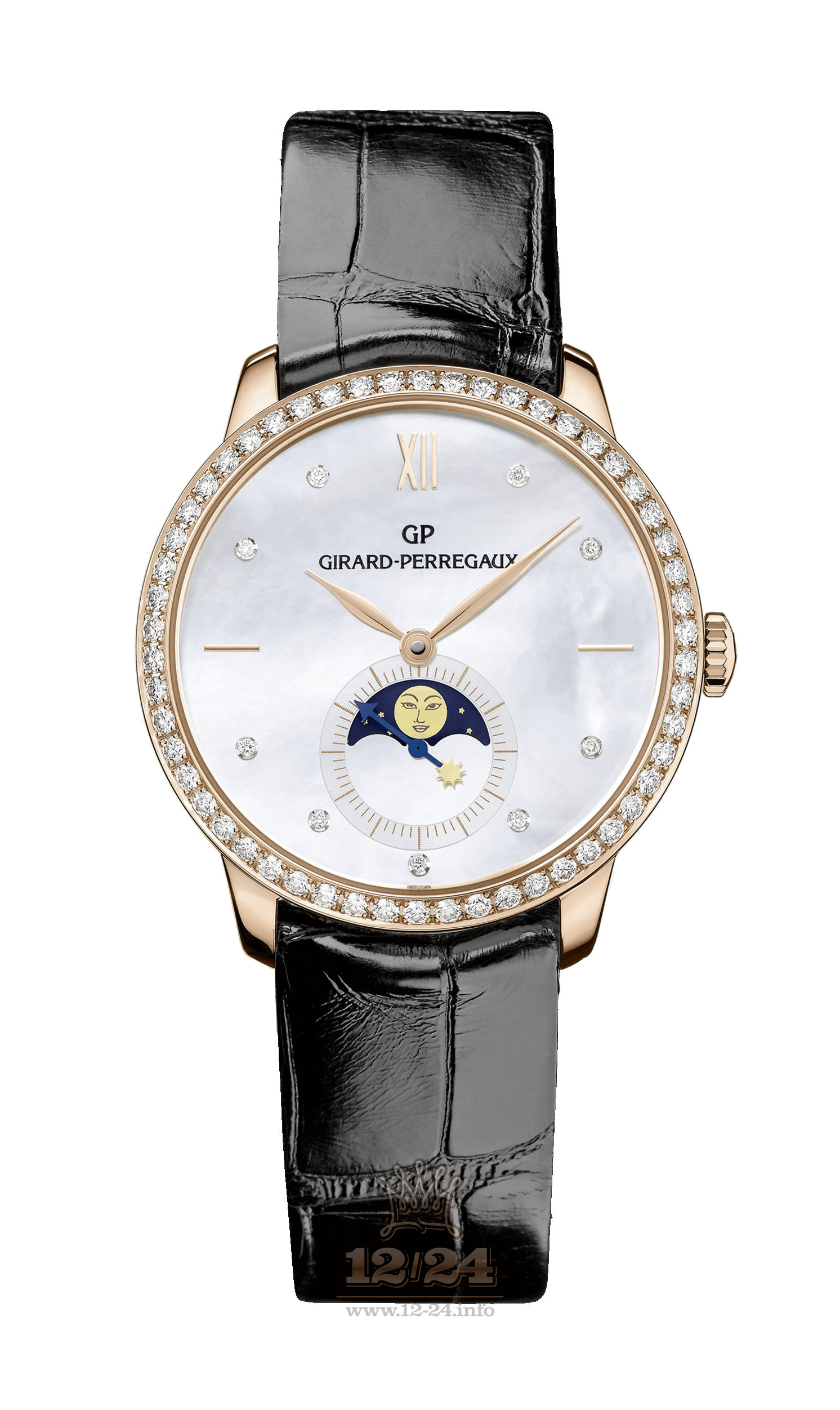 Girard Perregaux 1966 Watch 49524D52A751-CK6A Pink gold Case White Dial