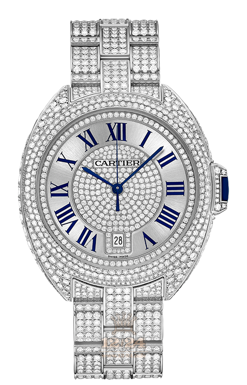 Cartier Cle de Cartier Watch HPI00982 40 mm White gold Case Silver Dial