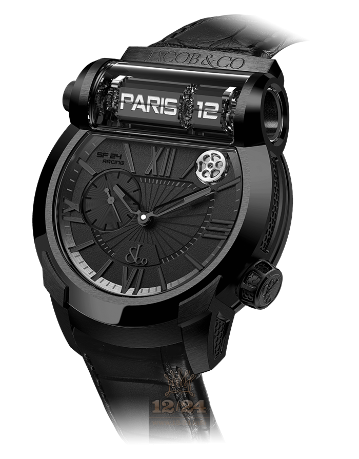 Jacob & Co Grand Complication Masterpieces Watch ES101.21.NS.YK.A 45 mm Titanium DLC coating Case Black Dial