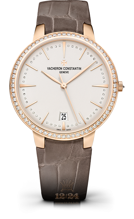 Vacheron Constantin Patrimony Watch 85515/000R-9840 36 mm Pink gold Case Beige Dial
