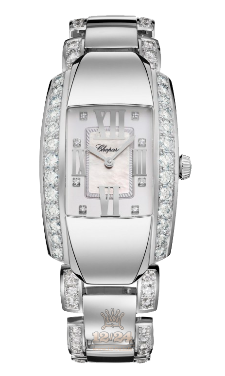Chopard La Strada Watch 419400-1004 45 mm White gold Case White Dial