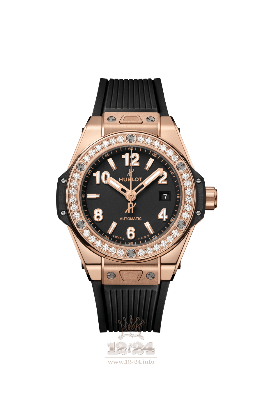Hublot Big Bang Watch 485.OX.1180.RX.1204 33 mm Pink gold Case Black Dial