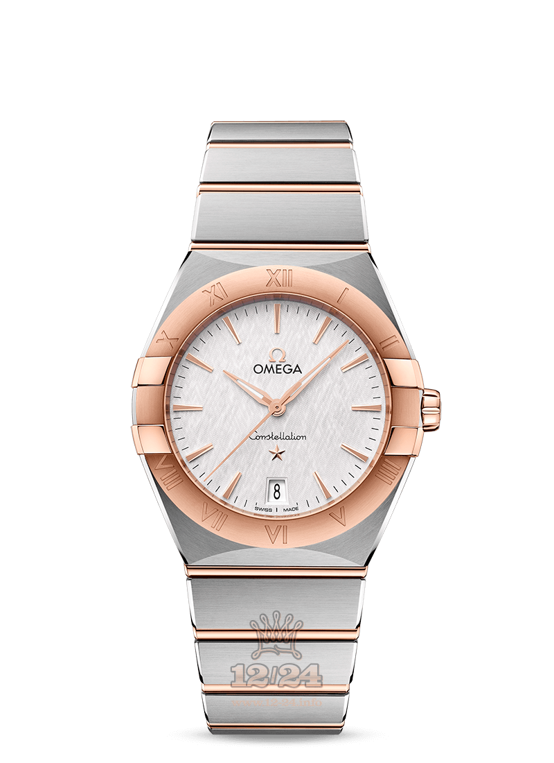Omega Constellation Watch 131.20.36.60.02.001 36 mm Stainless steel Pink gold Case Gray Dial