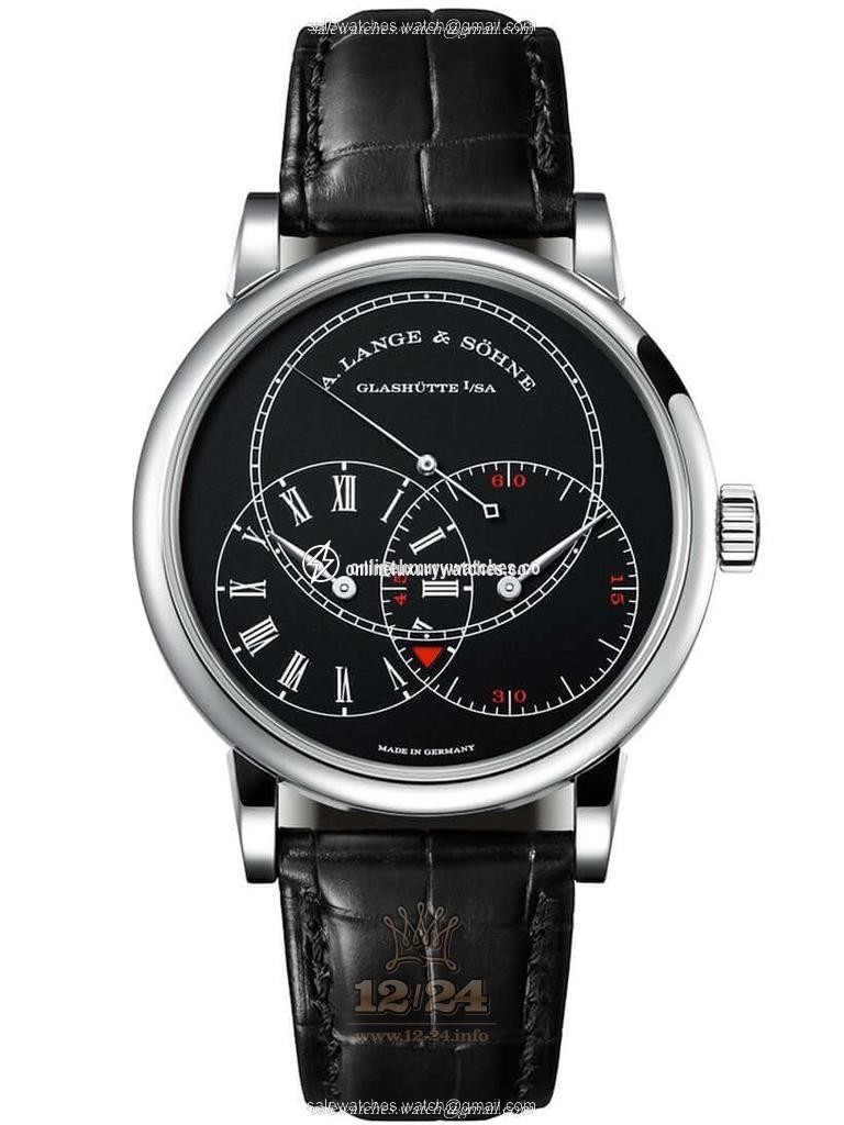A.Lange & Sohne Richard Lange Watch 252.029 40 mm Silver Case Black Dial