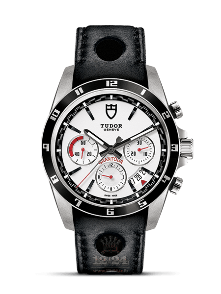 Tudor Grantour Watch M20530N-0007 42 mm Stainless steel Case White Dial