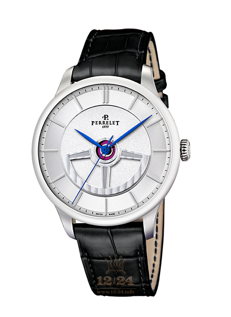 Perrelet First Class Watch A1090/1A 42 mm Stainless steel Case White Dial
