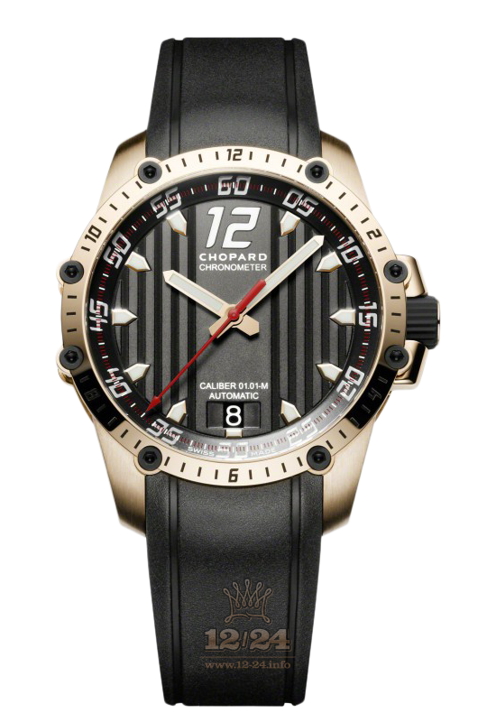 Chopard Classic Racing Watch 161290-5001 41 mm Pink gold Case Black Dial