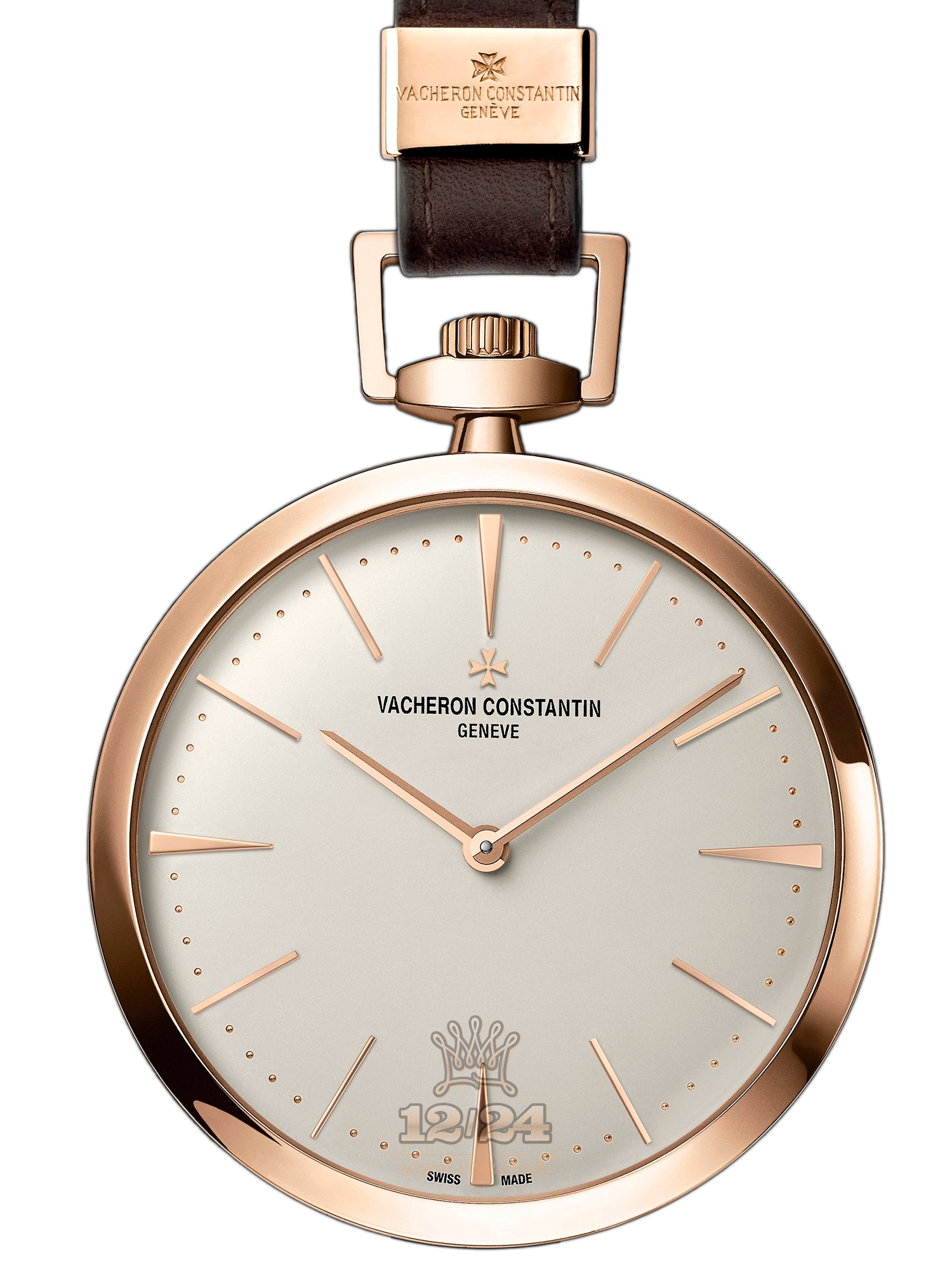 Vacheron Constantin Patrimony Watch 82028/000R-9708 43 mm Pink gold Case White Silver Dial