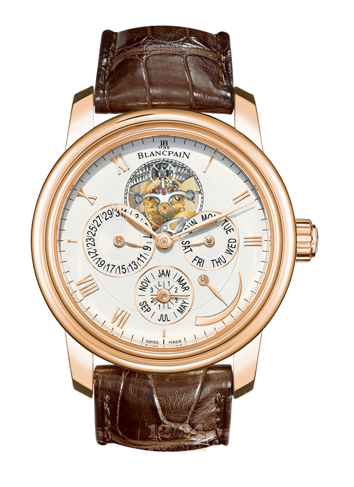 Blancpain Le Brassus Watch 4225-3642-55B 42 mm Red gold Case White Dial
