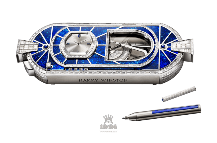 Harry Winston High Jewelry Timepieces Watch HJTQHM00WW005 188 mm White gold Case Silver Dial