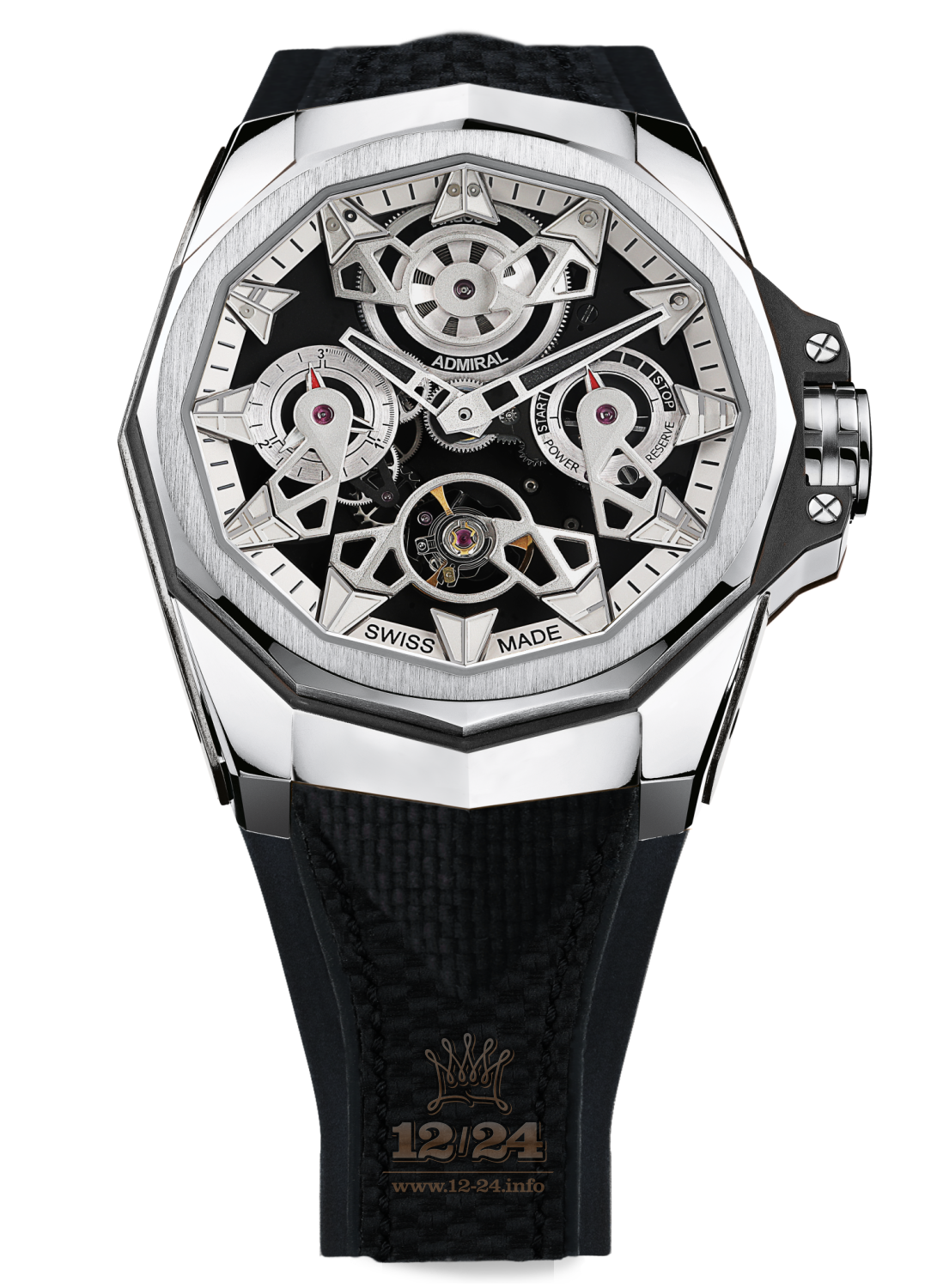 Corum Admiral Watch A297/03897 45 mm Titanium Case Black Dial