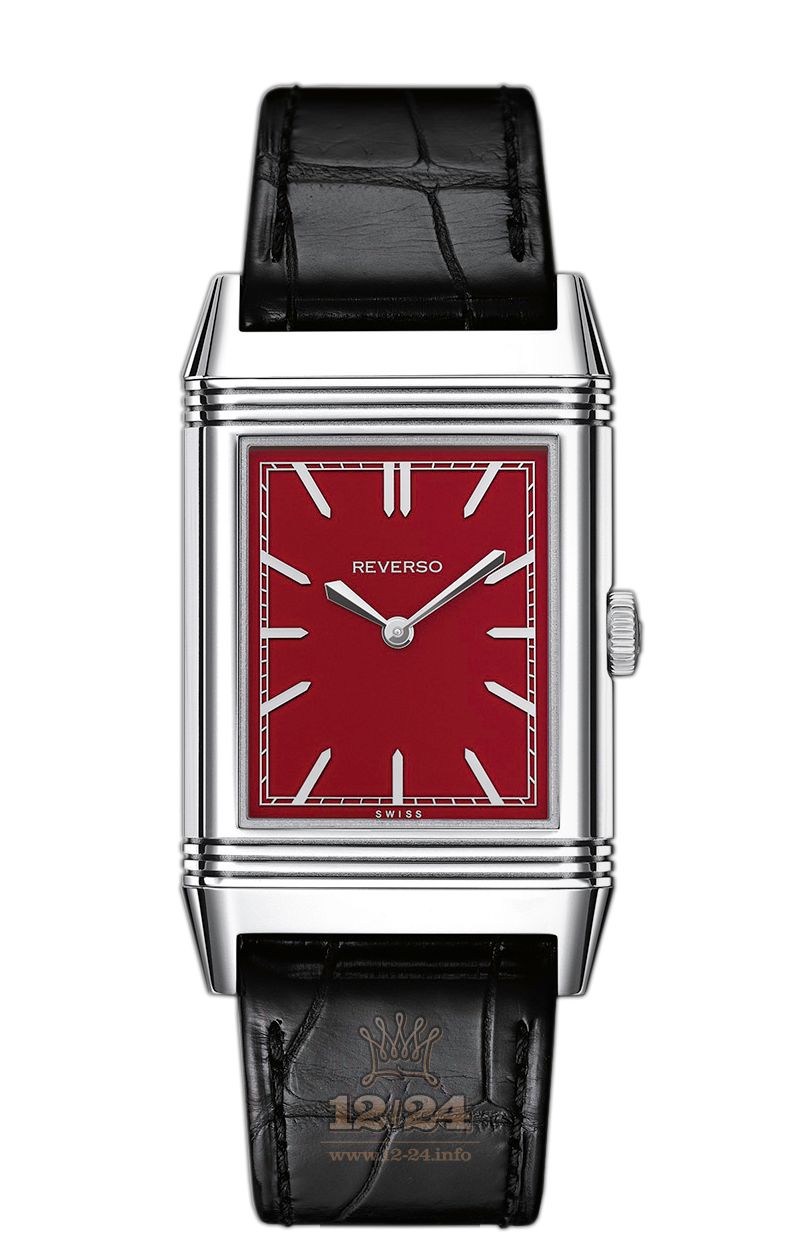 Jaeger-LeCoultre Reverso Watch 278856J 47 mm Stainless steel Case Red Dial