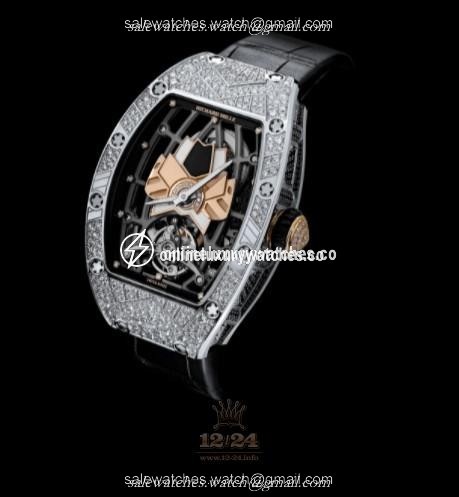 Richard Mille Women's Collection Watch RM 71-01 52 mm White gold Case