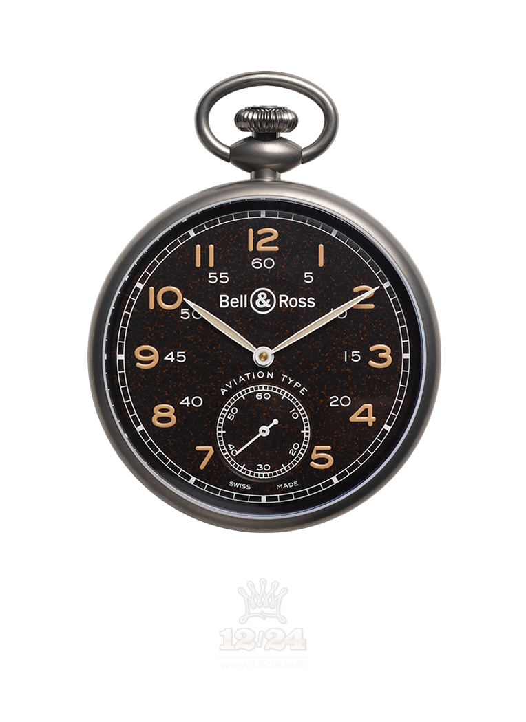 Bell & Ross Vintage Watch BRPW1-BL-TI 49 mm Stainless steel PVD coating Case Brown (chocolate) Dial