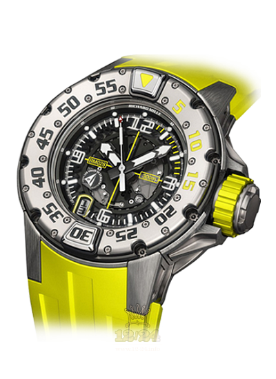 Richard Mille Men's Collection Watch RM 028 Divers Les Voiles de St Barth Edition Titanium 47 mm Titanium Case