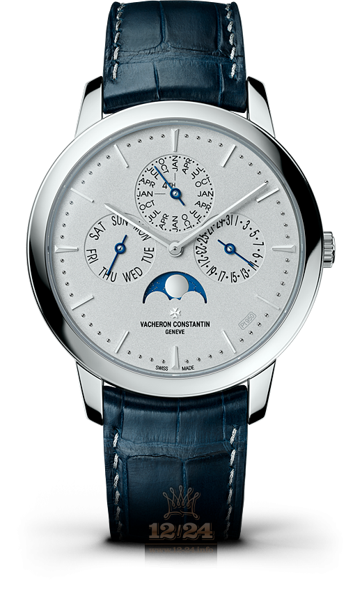Vacheron Constantin Patrimony Watch 43175/000P-B190 41 mm Platinum Case Silver Dial