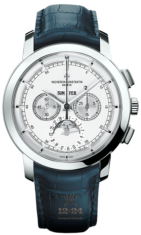 Vacheron Constantin Traditionnelle Watch 47292/000P-9590 43 mm Platinum Case Silver Dial