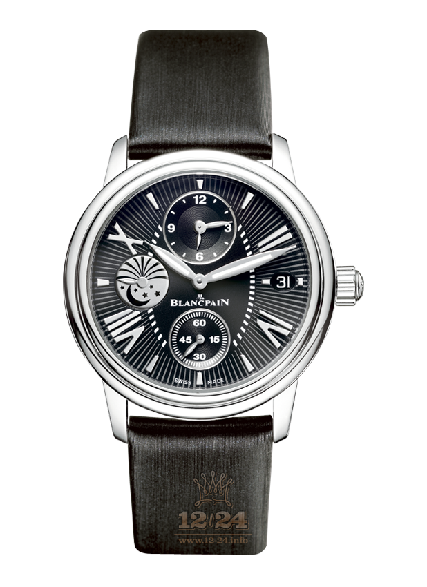 Blancpain Women Watch 3760-1130-52B 34 mm Stainless steel Case Black Dial