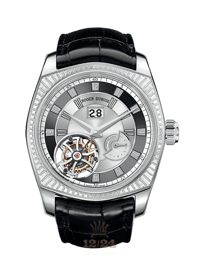 Roger Dubuis La Monegasque Watch RDDBMG0013 44 mm White gold Case Gray Silver Dial