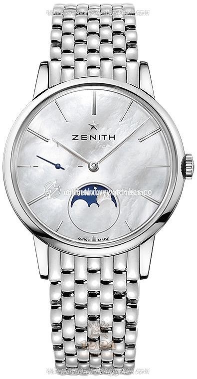 Zenith Elite Watch 03.2320.692/80.M2320 36 mm Stainless steel Case Silver Dial