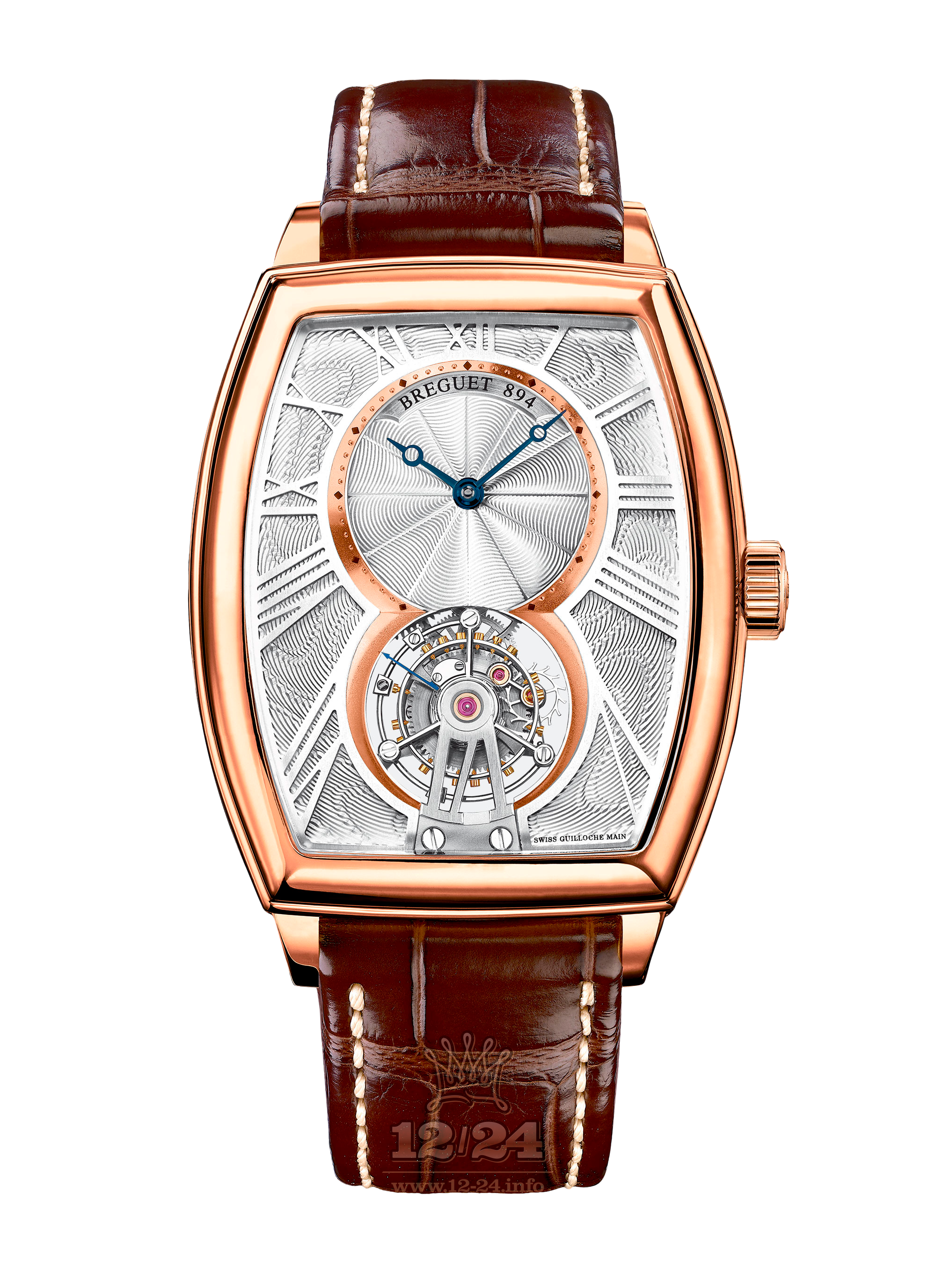 Breguet Heritage Watch 5497BR/12/9V6 42 mm Pink gold Case Silver Dial